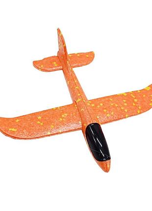 Дитячий метальний літак-планер c28006(orange) довжина 26 см
