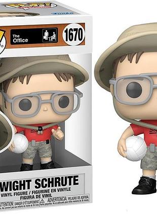 Фигурка funko pop: дуайт шрут (dwight schrute) 1670 из фильм офис the office экшн статуэтка