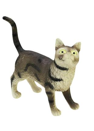Детская игрушечная фигурка животного "domestic shorthair" tbs081-12