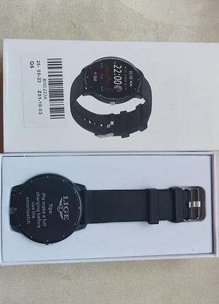 Новий смарт-годинник lige bw0223a smart watch (круглий екран, чорний)