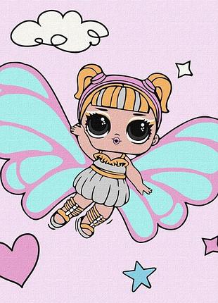 Картина по номерам "l.o.l. surprise! o.m.g. fairies skystarling" kho1092, 40х40 см