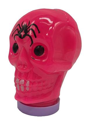 Дитячий антистрес-слайм череп skull 80174, 100 мл рожевий