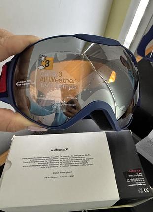 Гірськолижна маска julbo  (розмір l+, подвійна лінза) із категорією захисту cat. s.3 для яскравої та змінної погоди