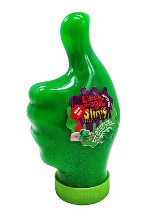 Вязкая масса, слайм "like magic slime" lms-01-01u 300 гр зеленый