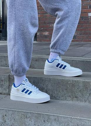 Кросівки жіночі adidas forum bonega white blue