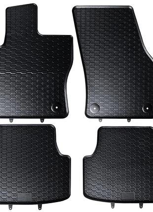 Килимки volkswagen tiguan ii 2016-2024, audi q3 ii 2018-, в салон гумові 4шт. geyer & hosaja польща (879/4c)