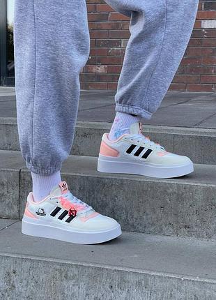 Кросівки жіночі adidas forum bonega x hello kitty