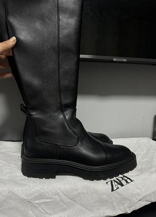 Чоботи zara 39 3