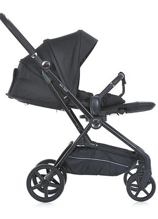 Коляска детская прогулочная spin 360 me 1138 black 5