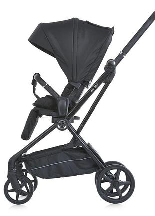 Коляска детская прогулочная spin 360 me 1138 black 6