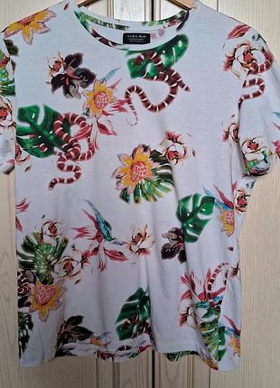 Футболка яскрава zara