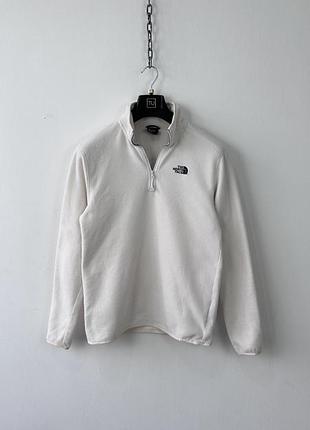 Флісова кофта the north face 1/4 zip fleece pullover sweater gorpcore tnf off white mens size m