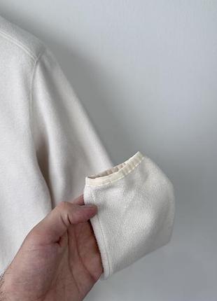 Флісова кофта the north face 1/4 zip fleece pullover sweater gorpcore tnf off white mens size m 3