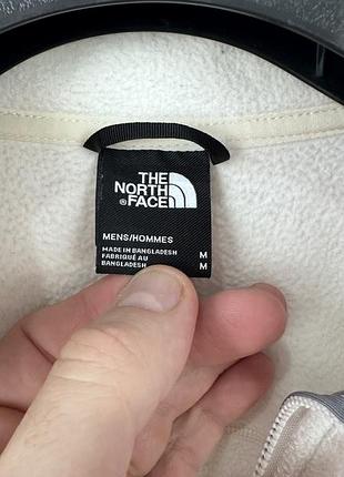 Флісова кофта the north face 1/4 zip fleece pullover sweater gorpcore tnf off white mens size m 5