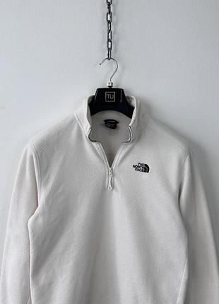 Флісова кофта the north face 1/4 zip fleece pullover sweater gorpcore tnf off white mens size m 2