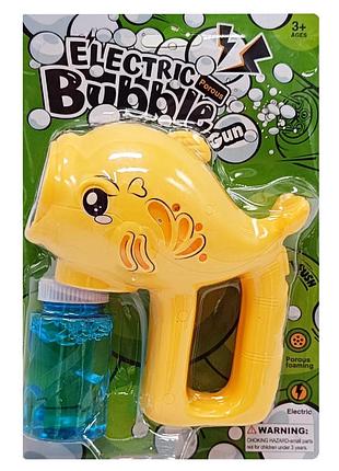 Дитячий генератор мильних бульбашок "рибка" f2288(yellow) 60 мл