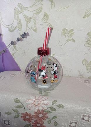 Стакан - шарик новогодний disney 100 drinking bauble лимитированная серия