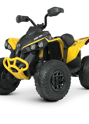 Дитячий електромобіль квадроцикл bambi m 5001eblr-6 жовтий