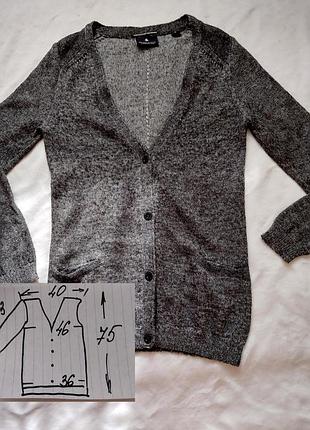 Тонкий брендовий кардиган,светр,мохер,  maison scotch 2