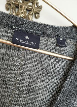 Тонкий брендовий кардиган,светр,мохер,  maison scotch 5