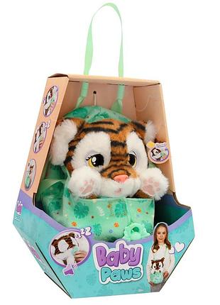 Інтерактивна іграшка "тигреня" baby paws 927650m, зі звуком