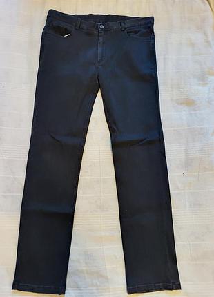 Мужские черные джинсы стрейч slim fit (идеал, базовые)