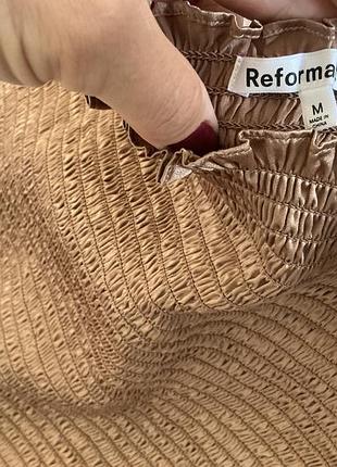 Шелковая блуза reformation m 4