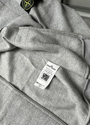 Stone island zip худі | сіре 6