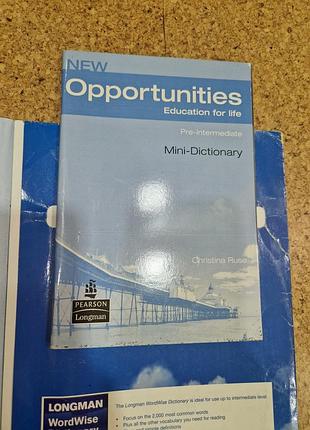 Підручник з англійської мови new opportunities education for life with mini-dictionary 5