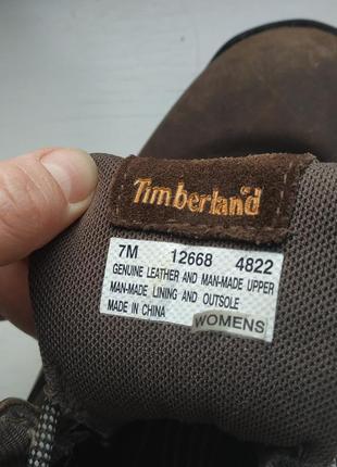 Кожаные ботинки timberland 37-38р. 7m 24 см8 фото