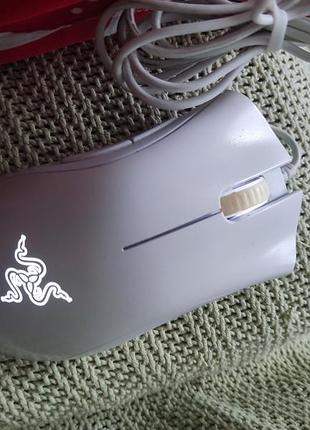 Оригинальн! игровая мышь razer deathadder essential white (идеальное состояние)