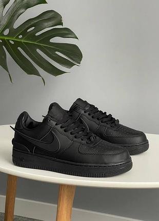 Мужские кроссовки nike air force x ambush full black dv3464-008