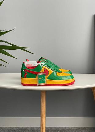 Чоловічі кросівки lil yachty x air force 1 low ‘concrete boys-lucky green’ 📦