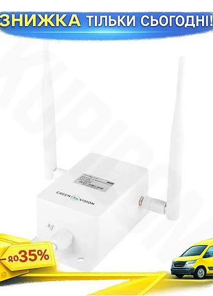 Ku вуличний wi-fi роутер universal fit greenvision 4g для відеоспостереження маршрутизатор для камер i uni2l_k