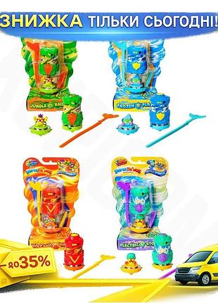 Ku игровой набор superthings universal fit боевой спиннер с фигуркой для детей от 3 лет спиннер для ба uni2l_k
