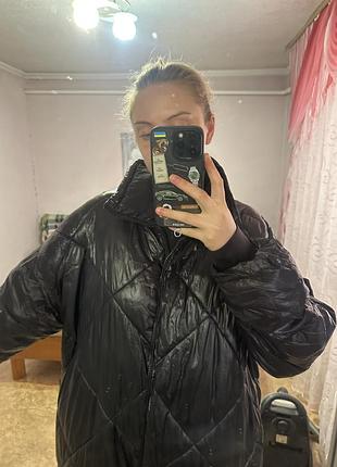Зимова тепла куртка zara, ідеальна на дуже холодні зими