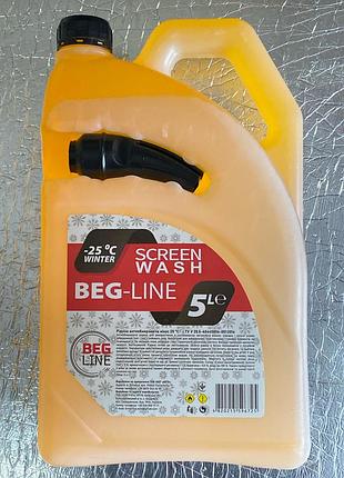 Омыватель стекла зимний с лейкой -20 дыня 5л beg-line