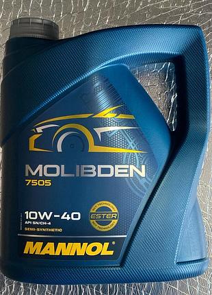 Масло моторное mannol molibden 10w40 4л
