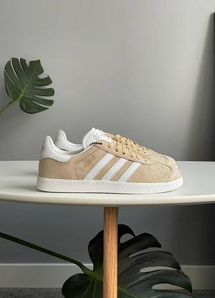Кросівки жіночі adidas gazelle beige