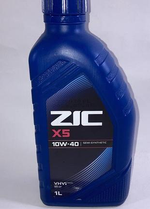 Масло моторное zic x5 10w40 1л