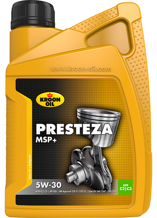 Масло моторное 1л presteza msp 5w-30 kroon oil dexos 2