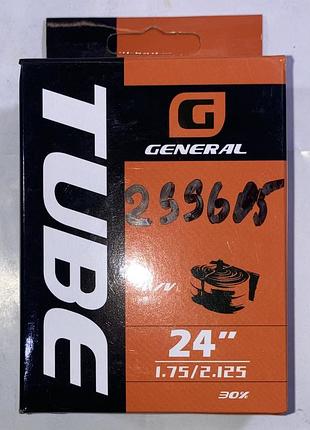 Камера велосипед r24 24* 1.75 1.95 2.125 general в коробці