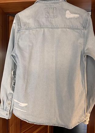 Сорочка джинсова чоловіча zara 7
