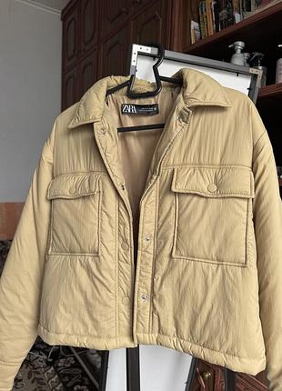 Вкорочена куртка zara розмір s 4