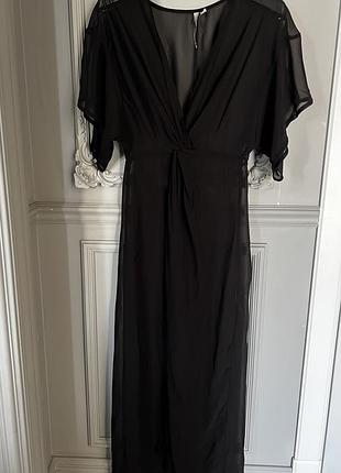 Длинное прозрачное пляжное платье туника asos
