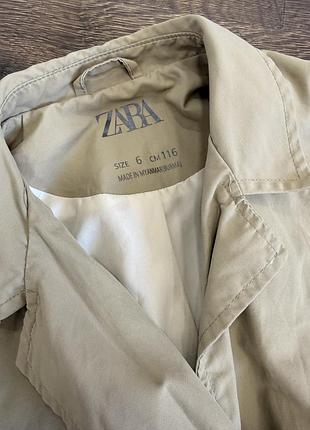 Тренч на дівчинку zara 116cm 5
