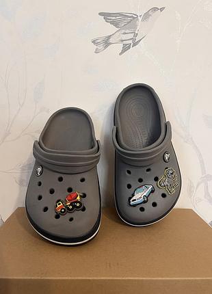 Дитячі крокси-сабо для хлопчика crocs crocband clog j2 32-33