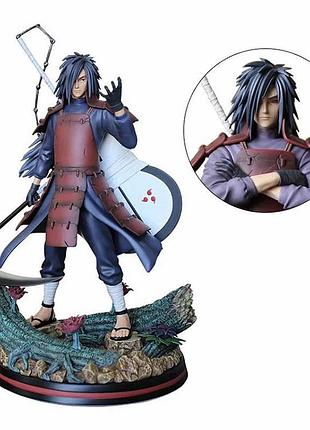 Фигурка статуэтка мадара учиха со сменным лицом и руками 30 см пвх наруто naruto