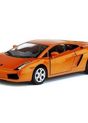 Колекційна машинка "lamborghini gallardo" kt5098w(orange) масштаб 1:42