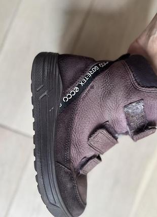 Ecco gore-tex дитячі зимові черевики чоботи на дівчинку, теплі водонепроникні сапожки